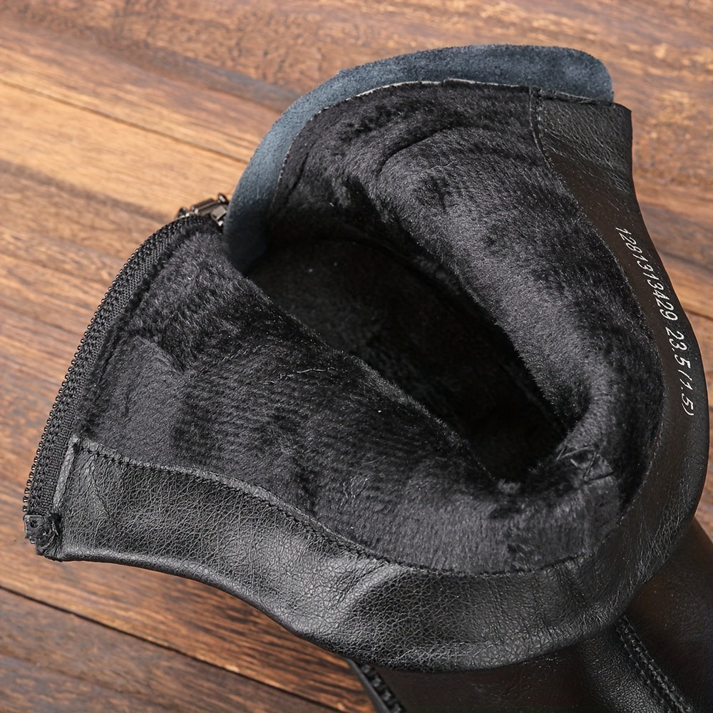 Nuove Stivali Sottili da Donna per Autunno e Inverno con Suola Spessa, Stivali Cilindrici Dritti 3429