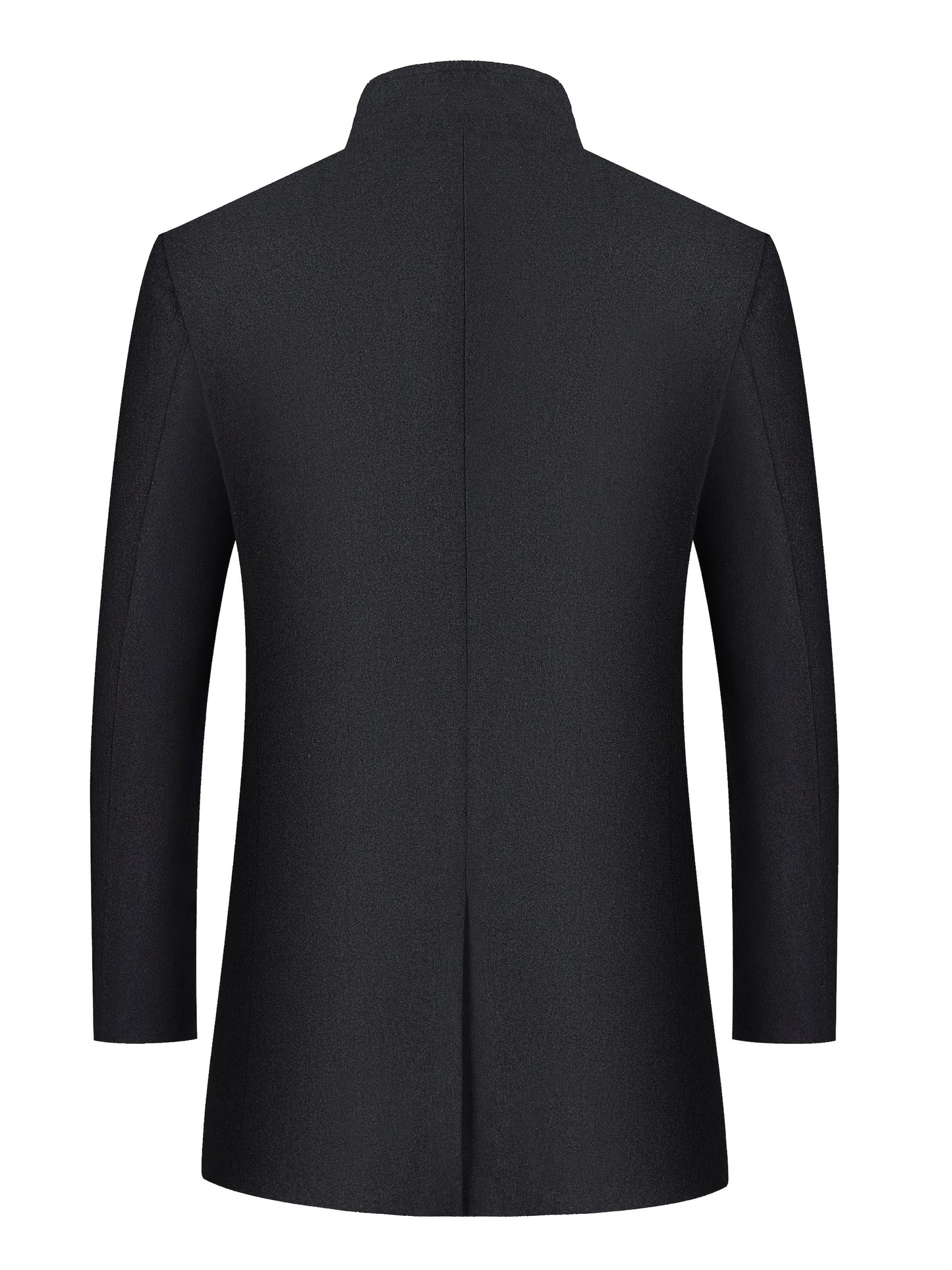 Linea Uomo+ Elegance - Giacca Invernale Uomo - Slim Fit con Collo Alto, Lunghezza a Metà Coscia, Chiusura Frontale a Bottoni