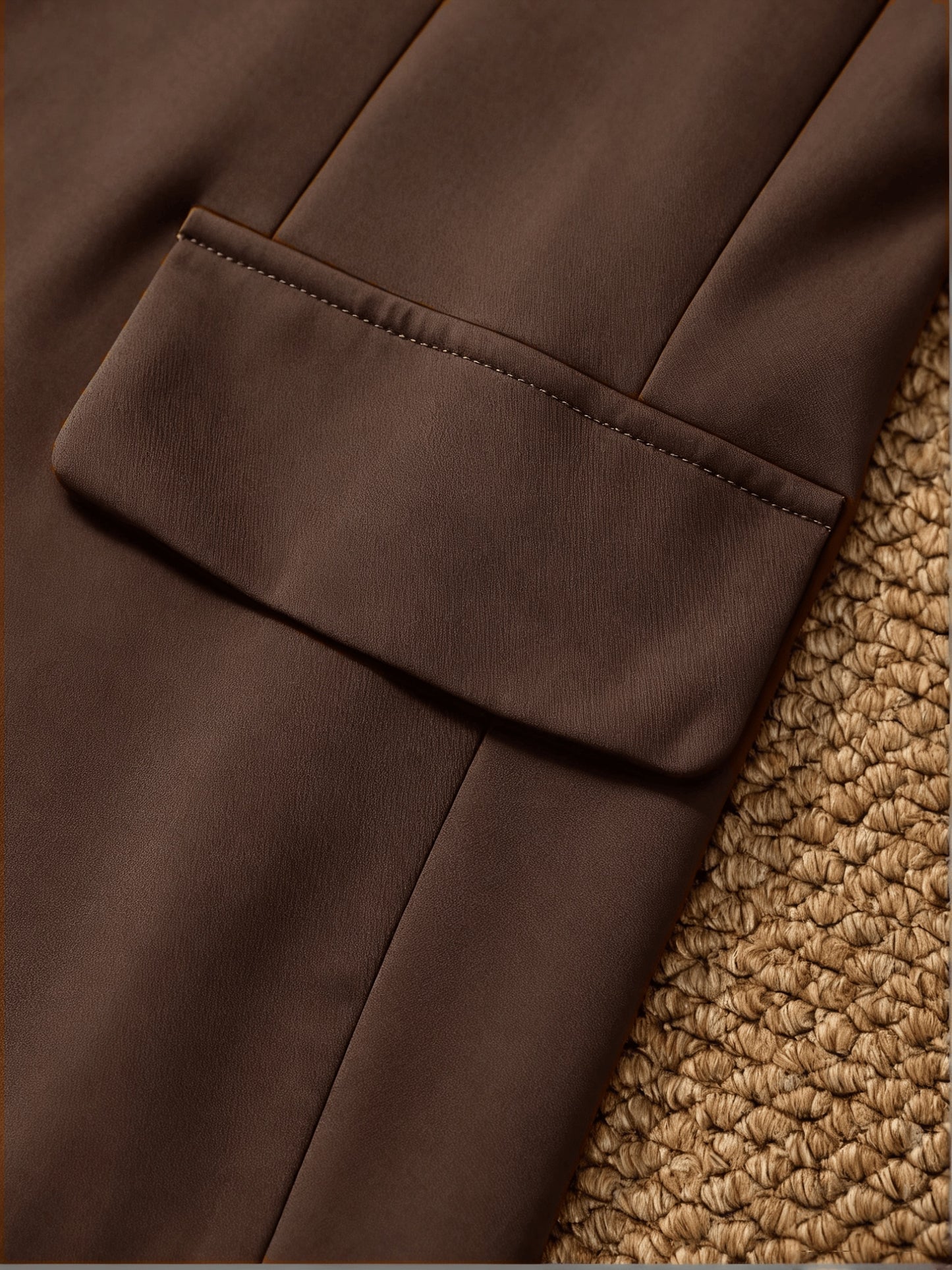 New Women's Beige Three-Piece Suit, Mature and, Stylish Business Attire