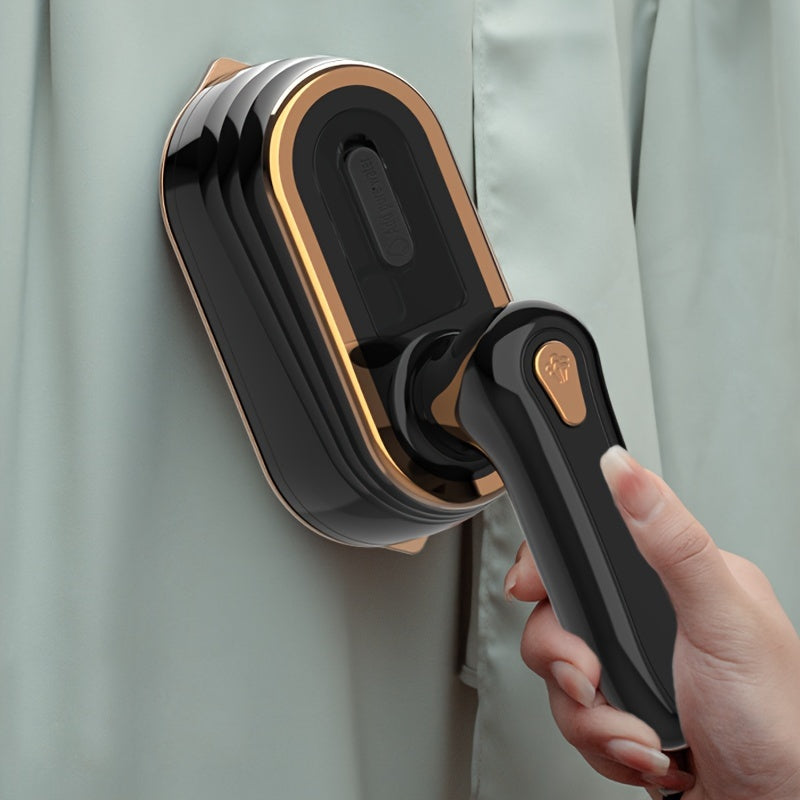 PANCERKA 1pc Piastra Vapore a Mano per Abiti, 1200W 2-in-1 Piegatura e Vapore, Piastra Grande, Rimuovi Rughe per Tessuti per Casa e Viaggio (Spina EU), Piastra Vapore per Abiti da Viaggio, Design Piastra Sottile, Costruzione Piastra Durevole, Piastra Vapo