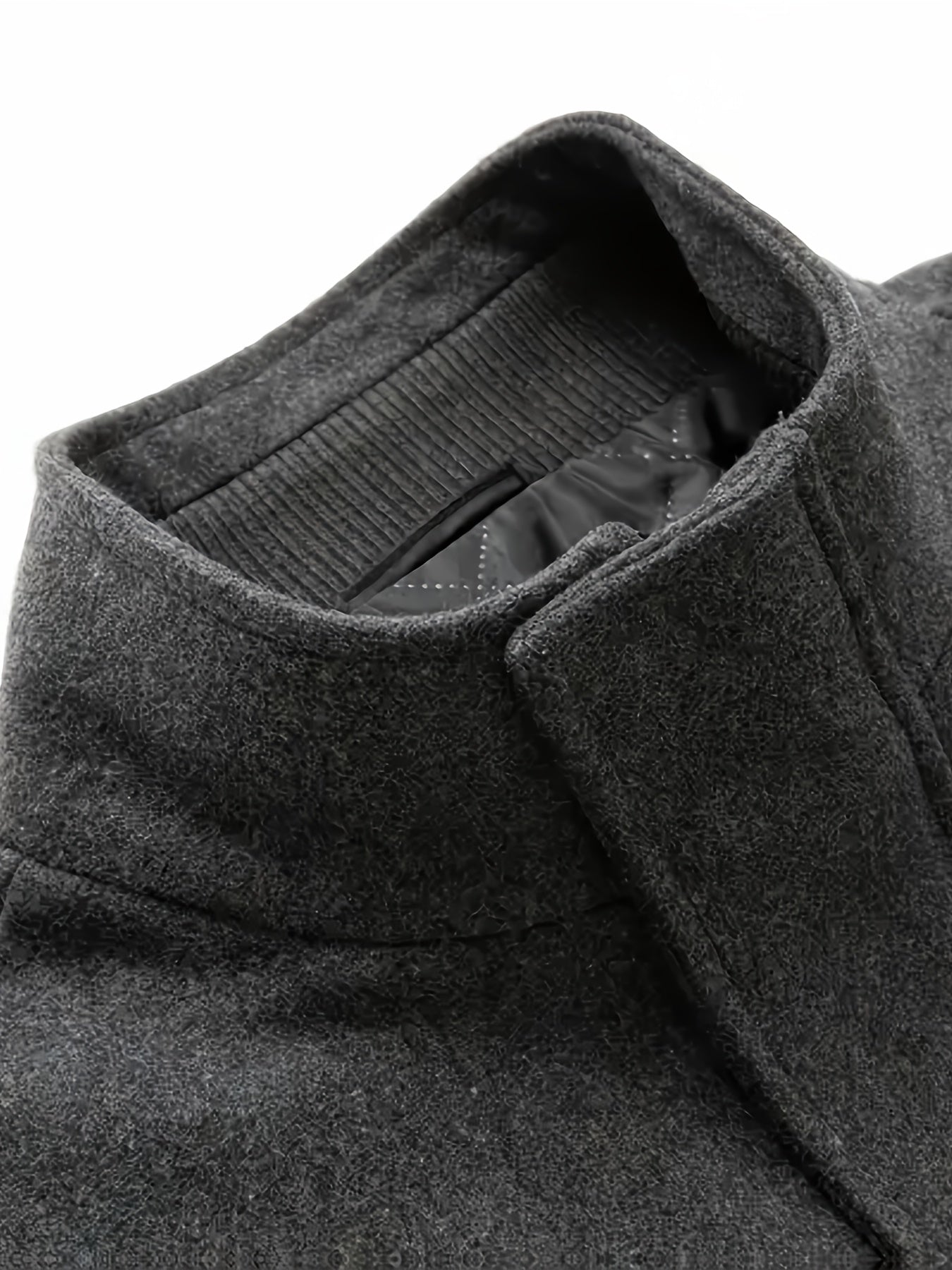 Nuovo Cappotto in Tweed Uomo Autunno/Inverno, Doppiopetto Lana Elegante per Business, Capospalla Invernale, Giacca da Cerimonia Sartoriale a Due Bottoni, Materiale Resistente, Lavabile a Mano, Gilet Stratificato, Paletot Allungato, Per Occasioni Formali e