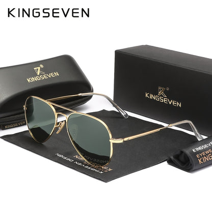 Essenzia - Kingseven Occhiali da Pilota Classici per Uomini e Donne Stile Moda Unisex