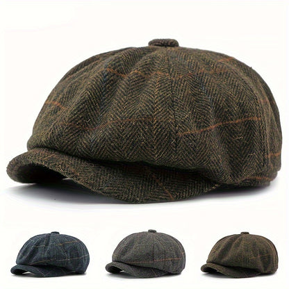 Linea - Cappello vintage britannico in lana per uomo