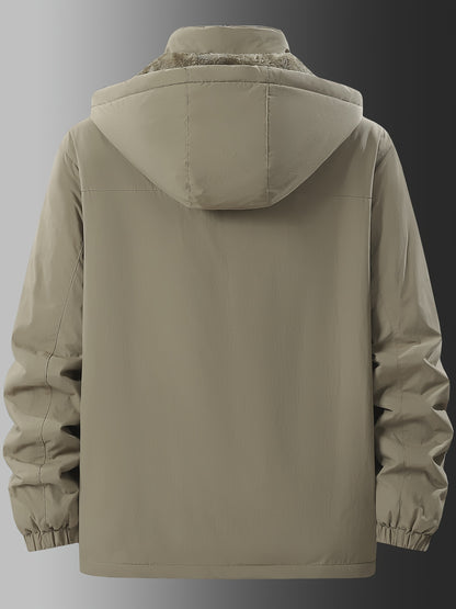 Nuova Giacca Invernale Uomo, Foderata e Imbottita per Sport all'Aperto, Escursionismo e Campeggio