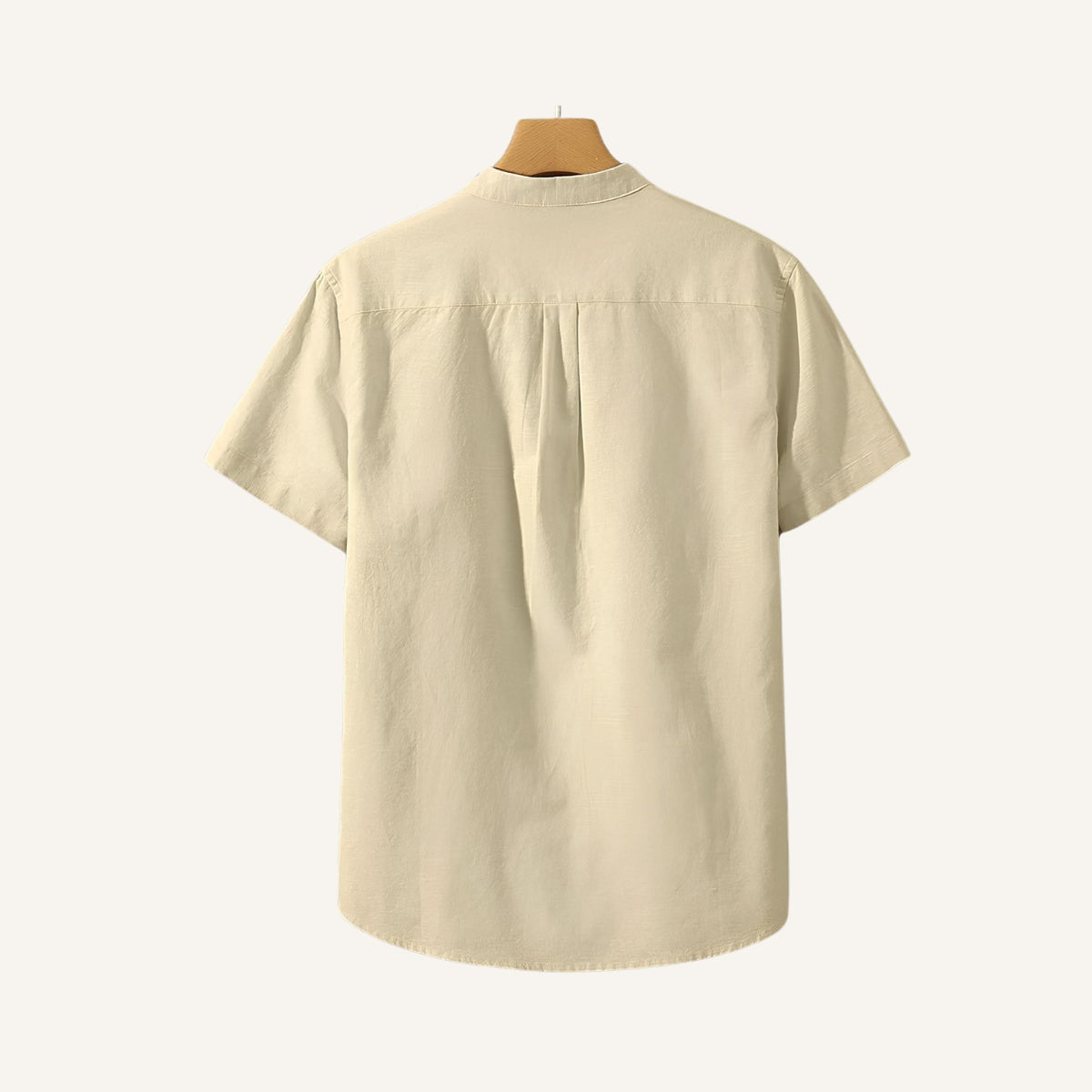 Men’s Light  Short Sleeve Henley Shirt