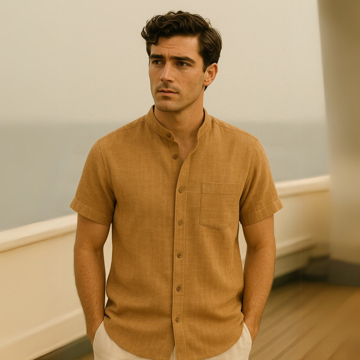 Men’s  Linen Shirt