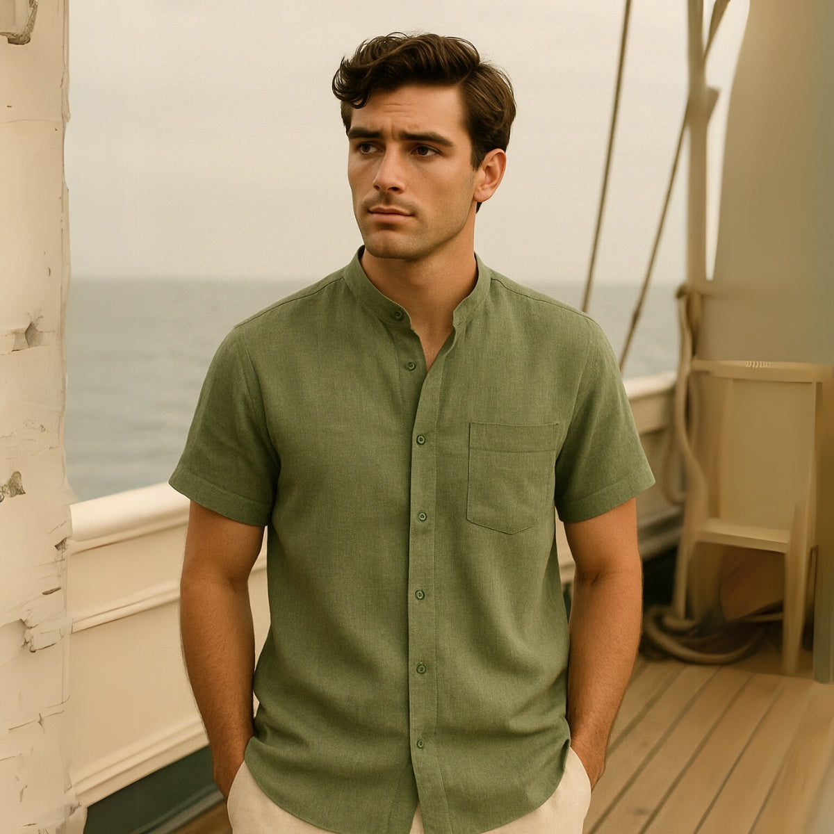 Men’s  Linen Shirt