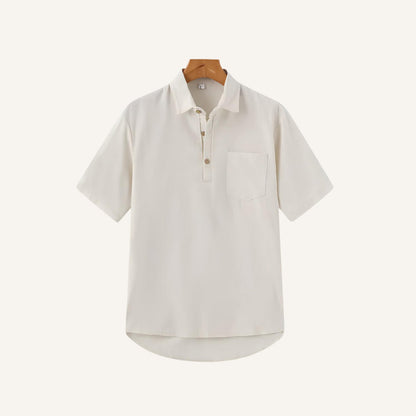 Men’s Cream Short Sleeve Shirt
