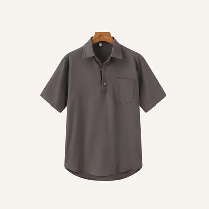 Men’s Cream Short Sleeve Shirt