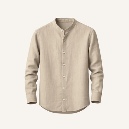 Men’s Sand Linen Shirt