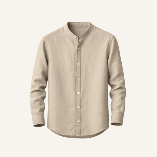 Men’s Sand Linen Shirt