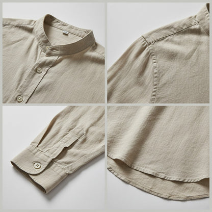 Men’s Sand Linen Shirt