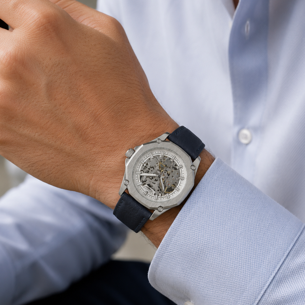 Men’s Skeleton Automatic Watch