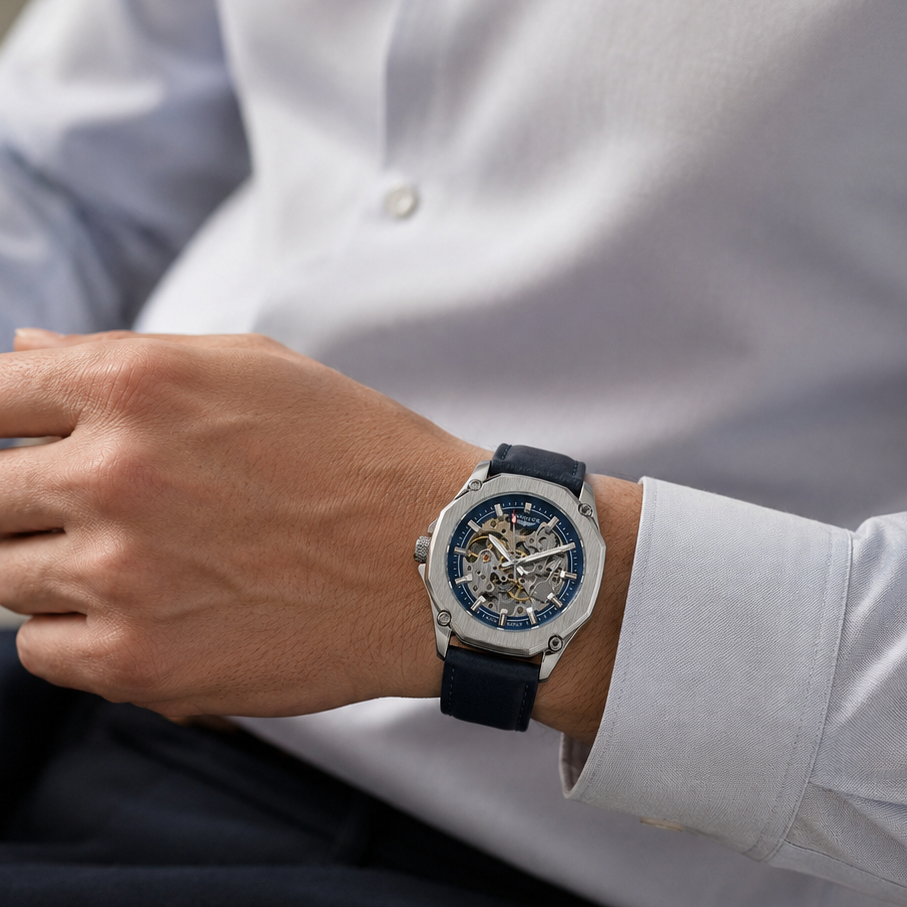 Men’s Skeleton Automatic Watch