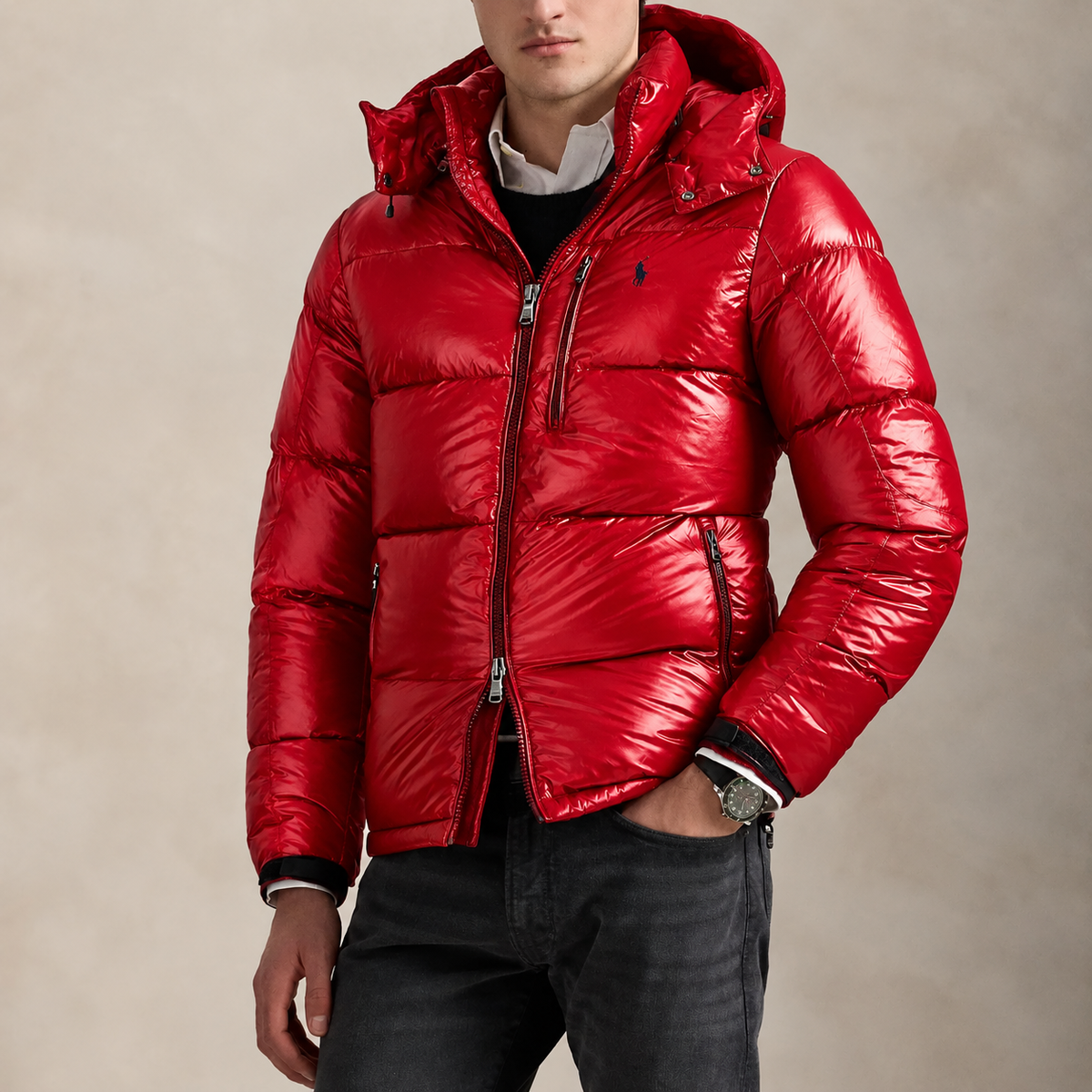 RL Gorham Glossed Down Puffer Jacket