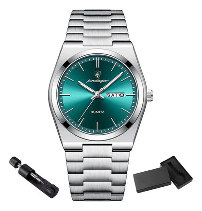 Poedagar Prestige Watch with Bracelet Adjustment Tool