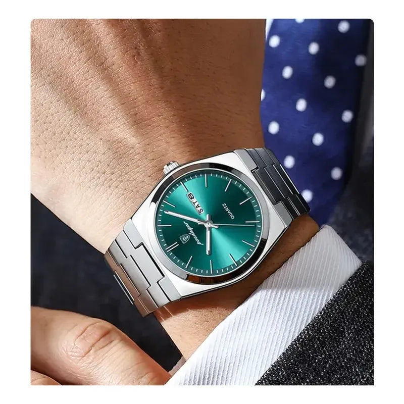 Poedagar Prestige Watch with Bracelet Adjustment Tool