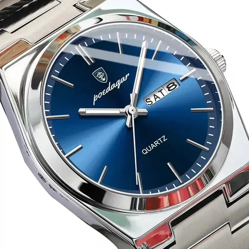 Poedagar Prestige Watch with Bracelet Adjustment Tool