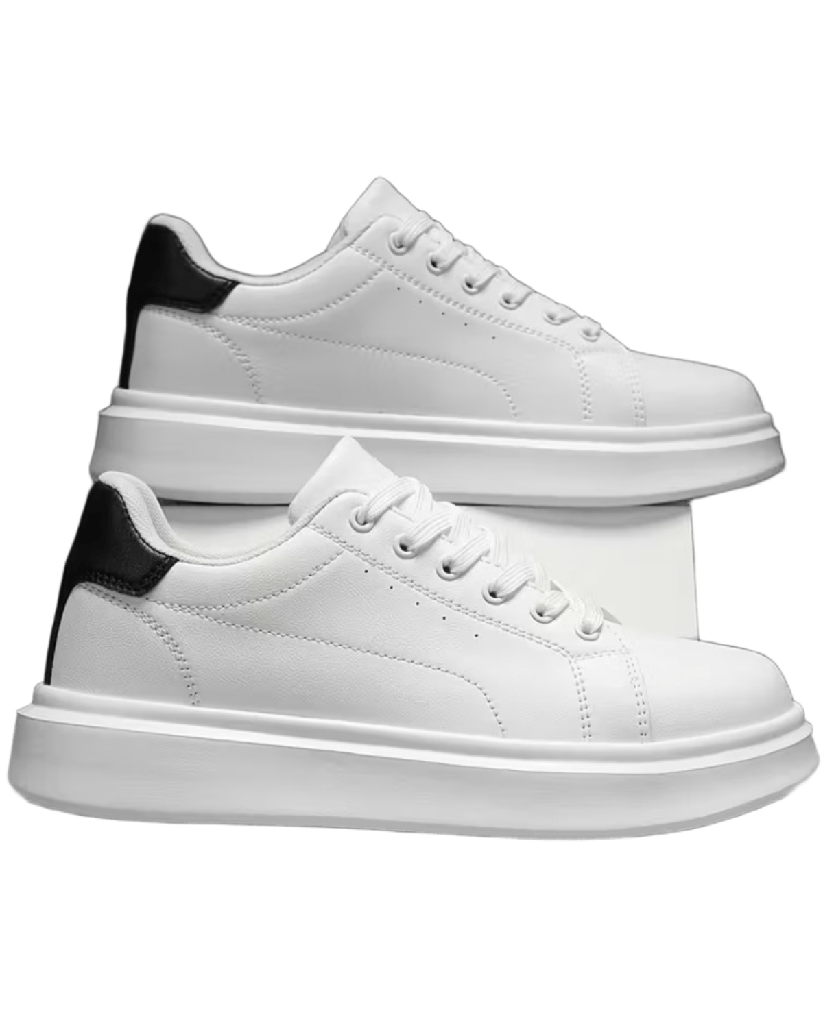 Men’s White Platform Sneakers