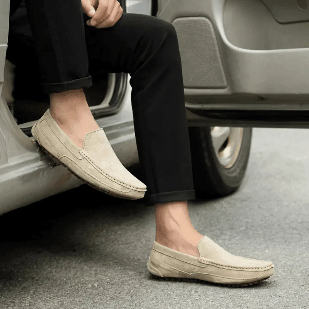 Men’s  Suede Driving Loafers