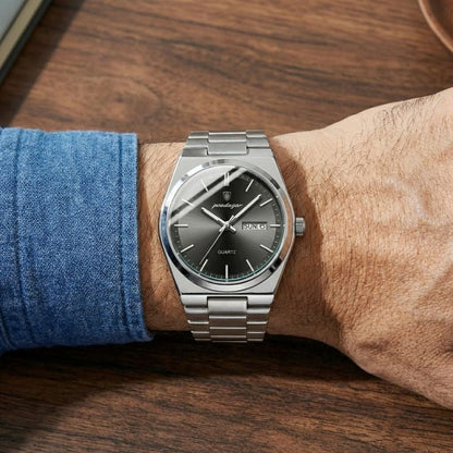 Poedagar Prestige Watch with Bracelet Adjustment Tool