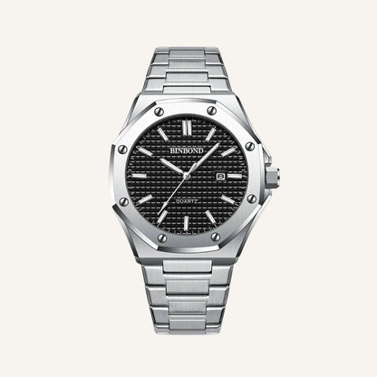 Men’s Silver Prestige Quartz Watch