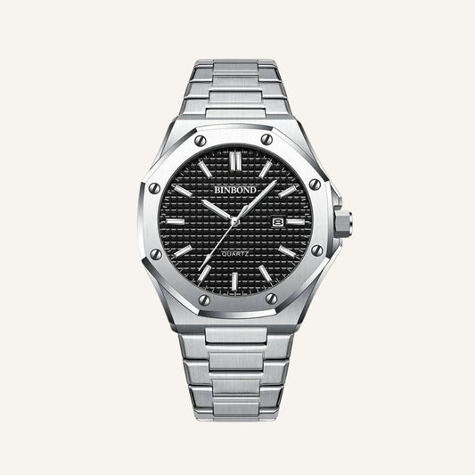 Men’s Silver Prestige Quartz Watch