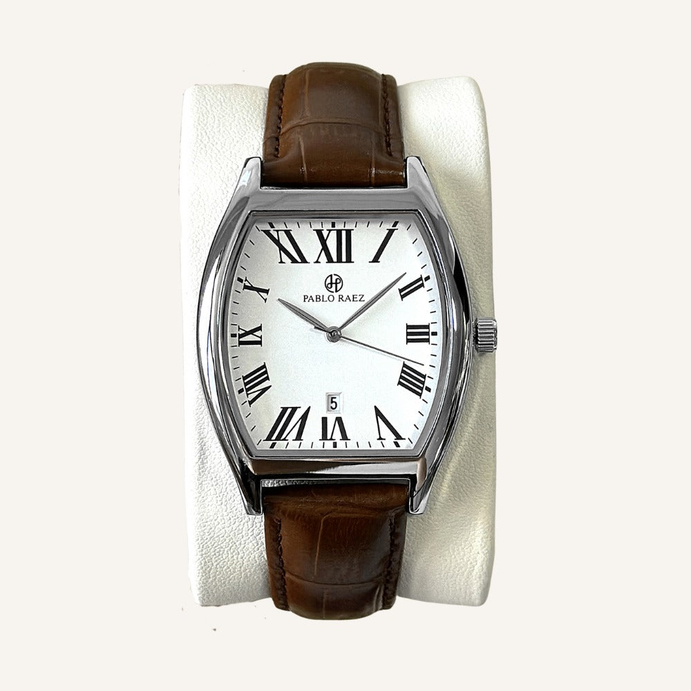 Men’s Tonneau Roman Numeral Watch