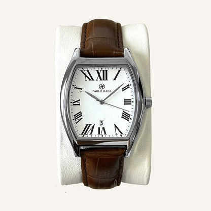 Men’s Tonneau Roman Numeral Watch
