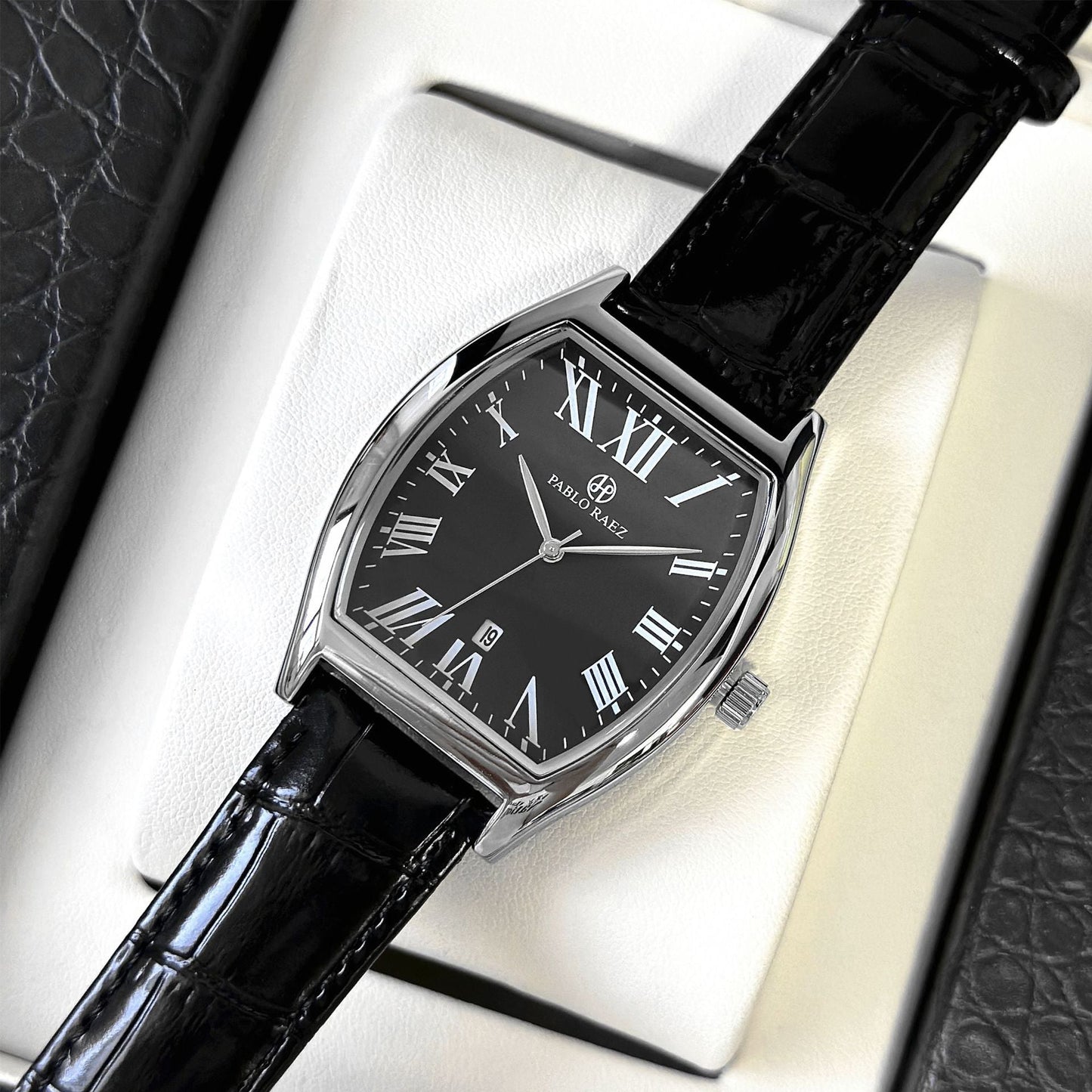 Men’s Tonneau Roman Numeral Watch