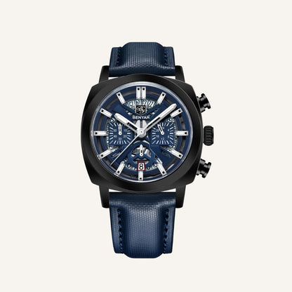 Relógio de Couro Masculino Benyar Luxe