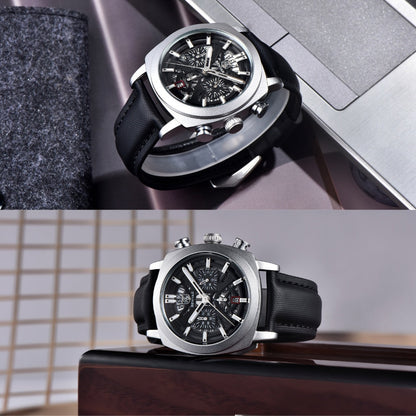 Relógio de Couro Masculino Benyar Luxe