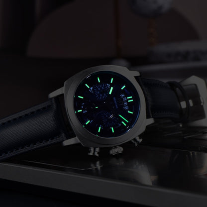 Relógio de Couro Masculino Benyar Luxe