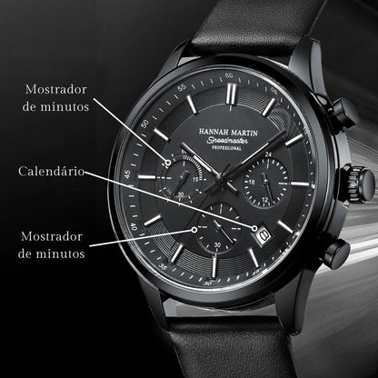 Men’s Black Chronograph Watch
