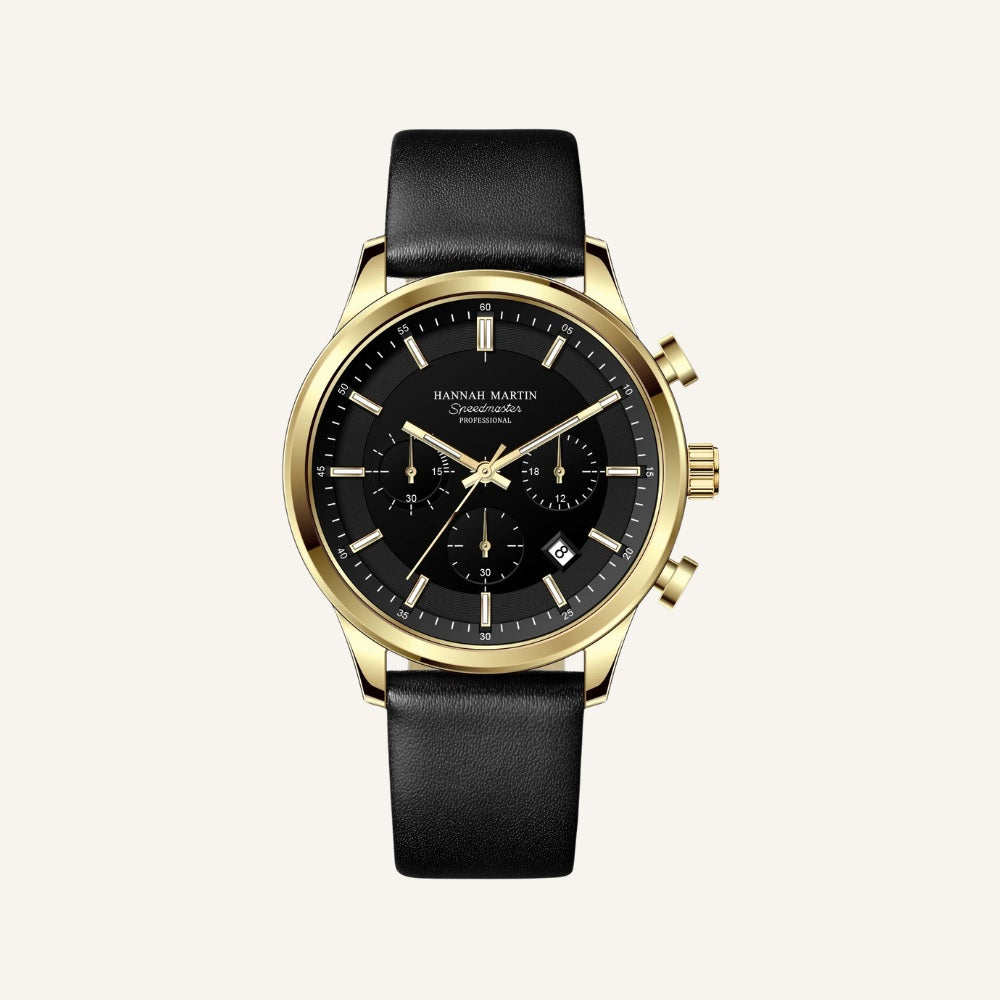 Men’s Black Chronograph Watch