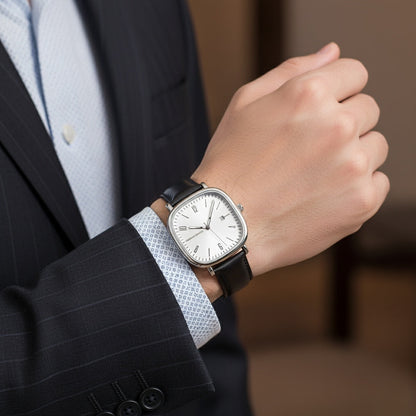 Men’s Minimalist  Leather Watch