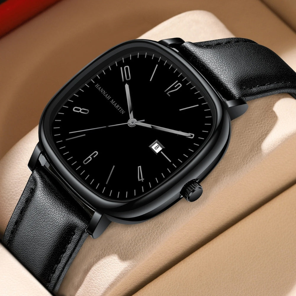 Men’s Minimalist  Leather Watch