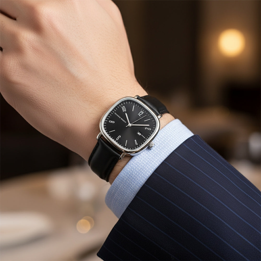 Men’s Minimalist  Leather Watch