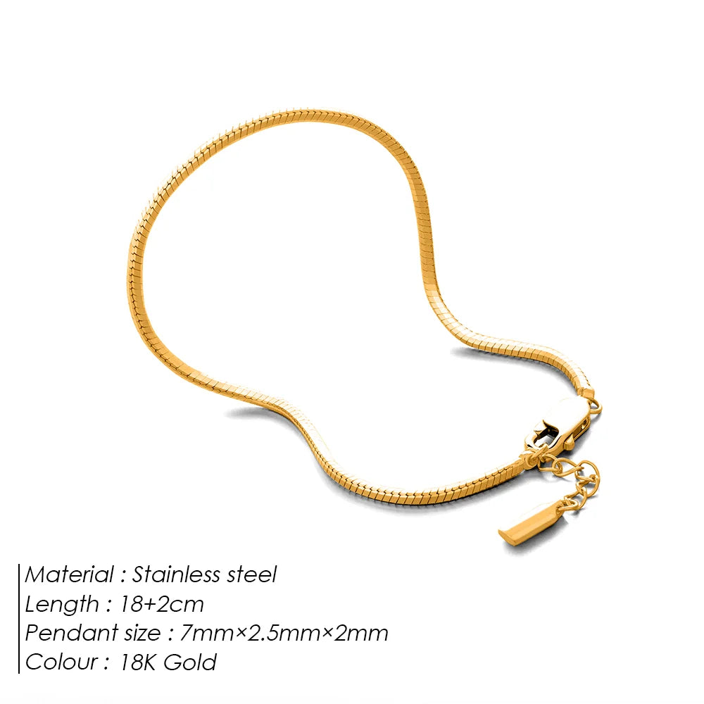 Elegant Gold Snake Bracelet