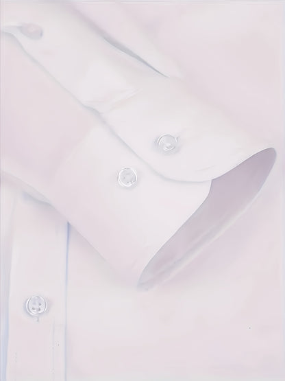 3 pezzi di camicie casual da uomo con maniche lunghe e bottoni - colore solido, misto di poliestere, vestibilità regolare con tasche, perfette per la primavera e l'autunno, versatile per abbigliamento casual o formale, abbigliamento versatile | Maniche lu