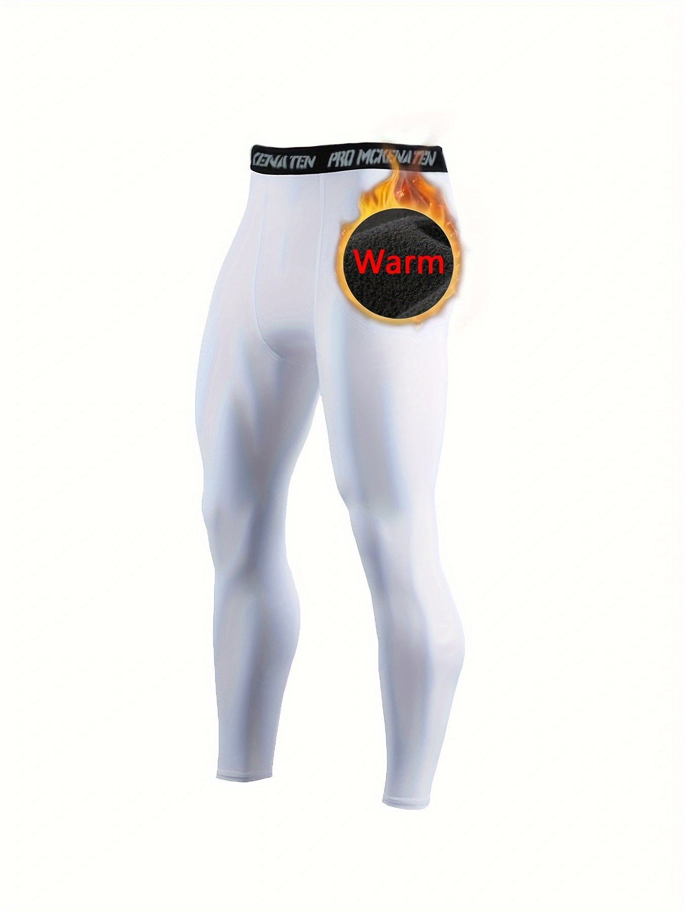 Pantaloni Termici Da Uomo, Strato Di Base In Pile A Compressione Stretta, Collant Da Corsa Per Allenamento Atletico Da Basket Da Uomo Leggings Sportivi Da Uomo Per La Palestra