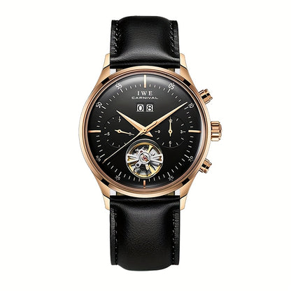 Orologio Meccanico Multifunzione di Lusso Uomo I&W Carnival, Orologio Sottile e alla Moda Automatizzato, Regalo per le Vacanze