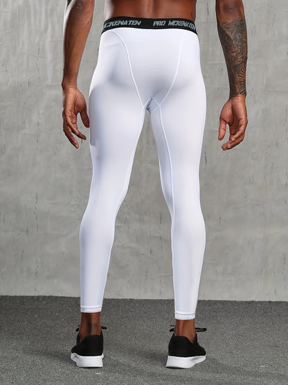 Pantaloni Termici Da Uomo, Strato Di Base In Pile A Compressione Stretta, Collant Da Corsa Per Allenamento Atletico Da Basket Da Uomo Leggings Sportivi Da Uomo Per La Palestra