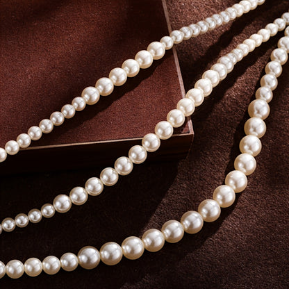 Perle d'acqua dolce in argento 925, regalo per la Festa della Mamma e San Valentino, effetto sbiancante beige chiaro, miglioramento del temperamento, ideale per occasioni sociali, feste e cerimonie adulte, gioiello elegante essenziale per donne, con scato