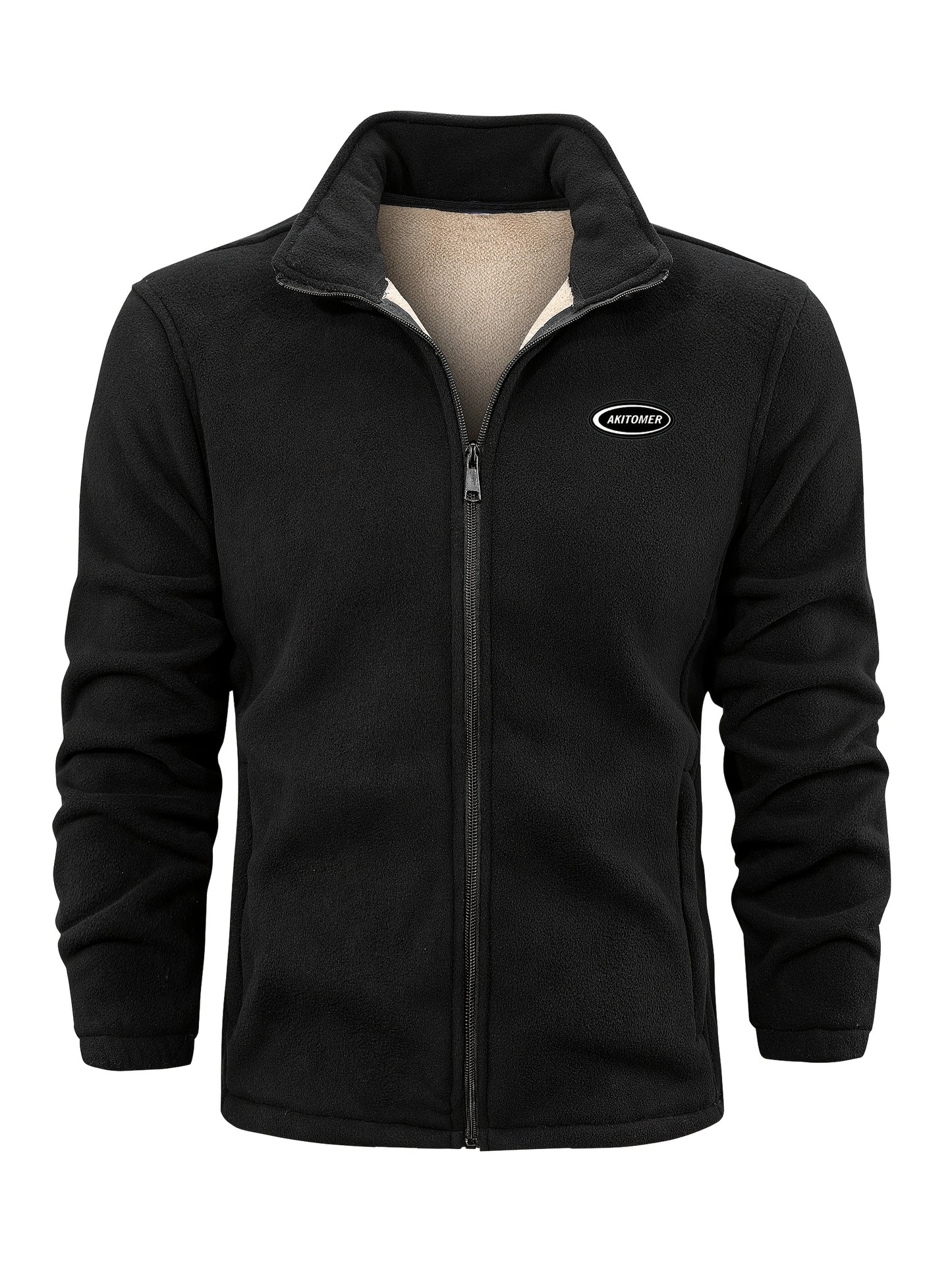 Linea Milano - Giacca Invernale Uomo con Collo Alto e Zip Completa