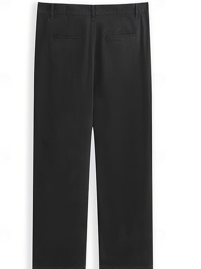 Pantaloni Chino da Uomo in Tinta Unita, Leggermente Elasticizzati, Comodi e Casuali per le Attività Quotidiane all'Aperto