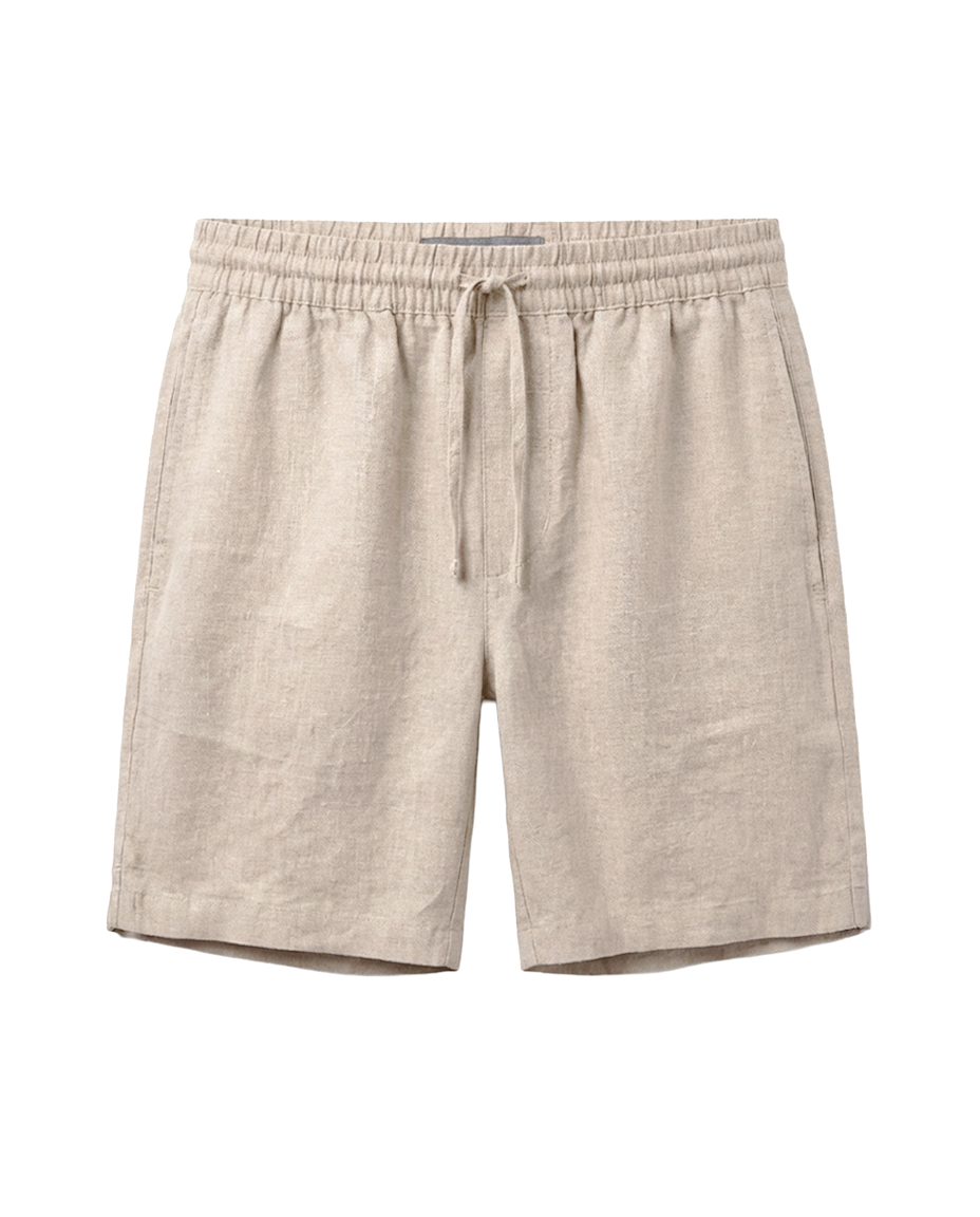 Men’s Navy Linen Shorts
