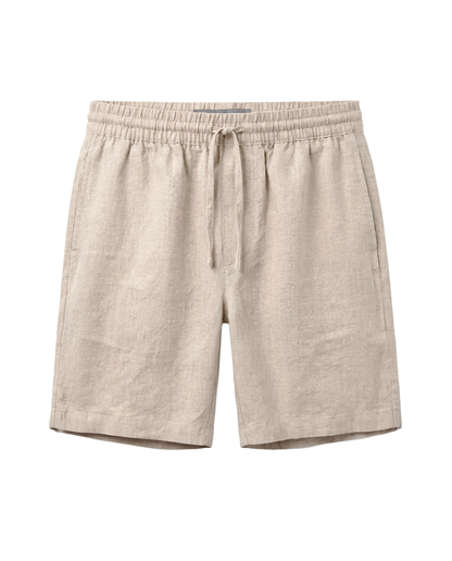 Men’s Navy Linen Shorts