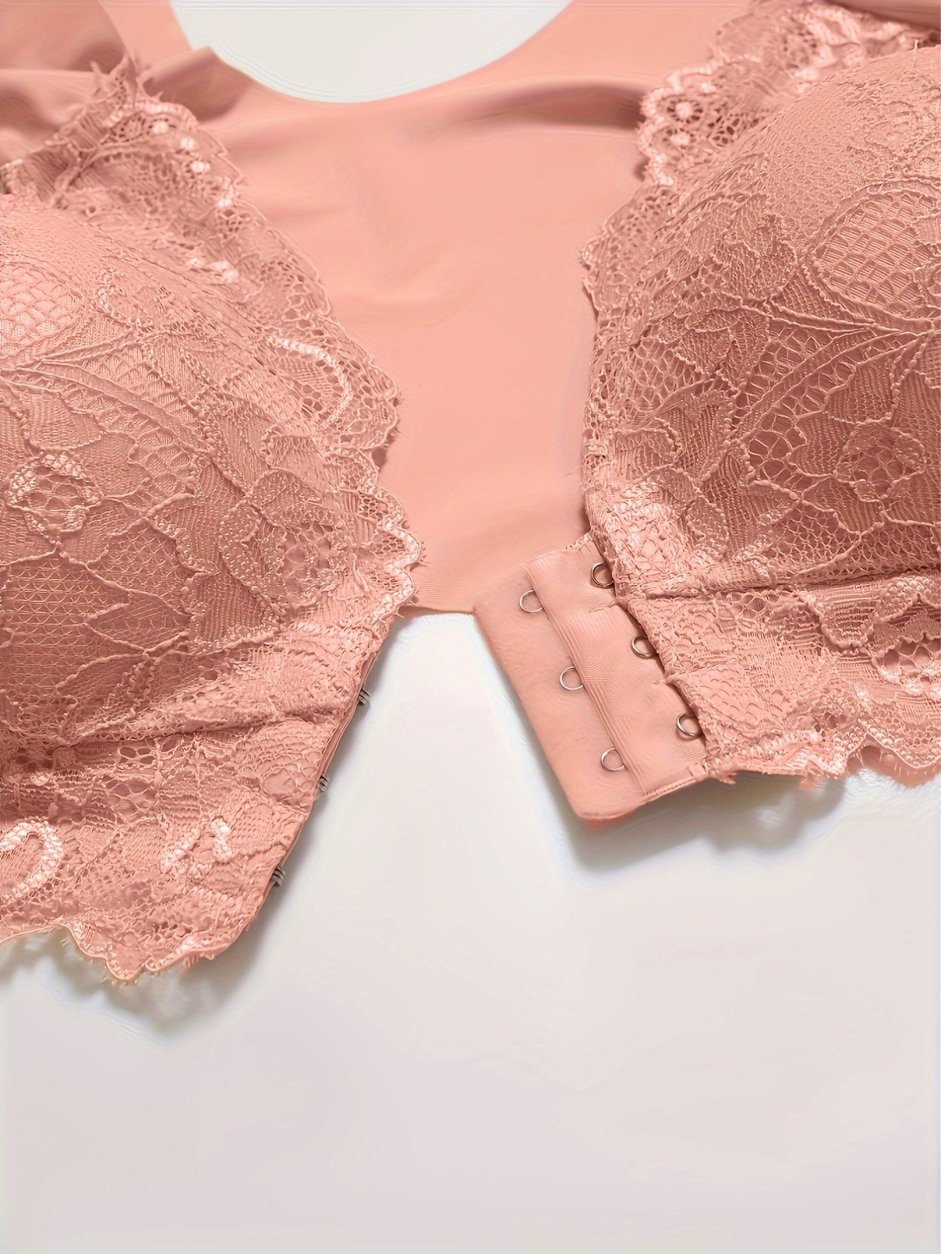 Reggiseno Donna con Chiusura Frontale in Pizzo, Confezione da Due Pezzi