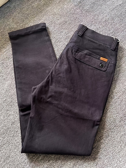 Pantaloni Uomo Autunno 2024, Business Casual di Alta Qualità in Cotone a Gamba Dritta Elasticizzata per Lavoro e Tempo Libero. Stile Moderna, Vestibilità Sartoriale Tessuto Traspirante. Ideali Per Impiegati E Abbigliamento Metropolitano